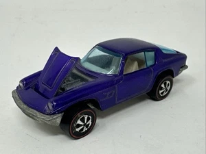 Vintage Hot Wheels Redline 1969 Purple Maserati Mistral HK - White Interior - Bild 1 von 13