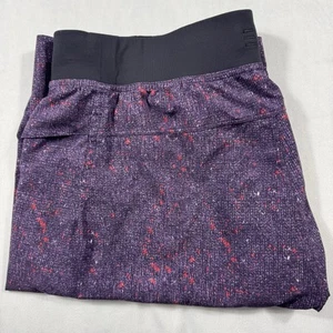 Lululemon Men L Core Classic Athletic Stretch Unlined Shorts 10.5in Purple Red - Picture 1 of 9