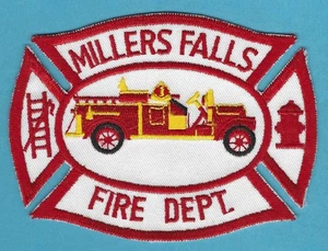 MILLERS FALLS MASSACHUSETTS FIRE RESCUE PATCH - Picture 1 of 1
