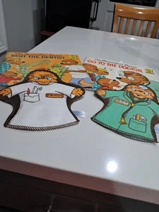1981 ~ Die BERENSTAIN-BÄREN ~ BESUCHEN SIE DEN ZAHNARZT & ARZT ~ Handpuppen ~ makellos! - Bild 1 von 10