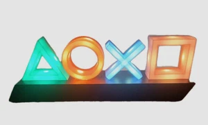 Paladone PlayStation 5 PS5 4 PS4 Icon Light LED Lampe 3 Modi Farbwechsel Schreibtisch - Bild 1 von 7