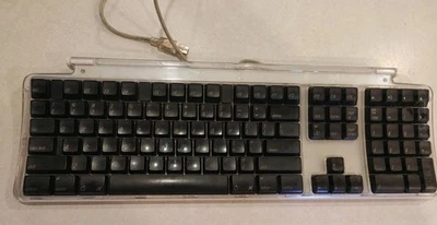 Vintage & Genuine Apple Macintosh Pro Keyboard 109-keys (USB) Black M7803 - Image 1 of 2