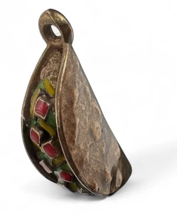 Dije de tacos James Avery retirado bronce y esmalte - estampado - ¡excelente estado! - Imagen 1 de 8