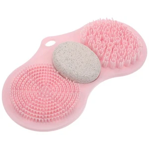  Fußpeelingbürste für Dusche Schrubber Stein Peeling Fußschrubber - Bild 1 von 17