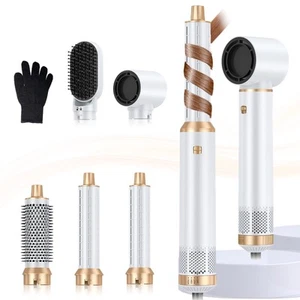 Föhnbürste 5 in 1, Negativ Ionen Haartrockner Bürsten Set Air Styler Locken... - Bild 1 von 8