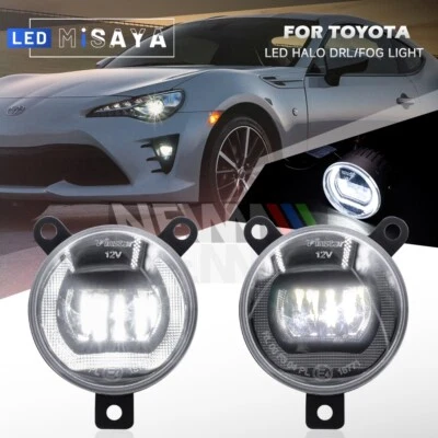 Luz antiniebla LED Halo DRL de circulación diurna/conducción para Toyota 86 Subaru BRZ 17-20 Foto 1 de 4
