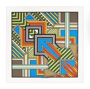 1974 Richard Spinner Serigraph on Paper Op Art Geometric Screen Print Silkscreen - Picture 1 of 6