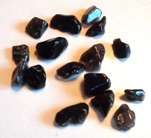 😊Lot schwarzer Obsidian poliert (W713) Schau Mal !💥💥 - Bild 1 von 1