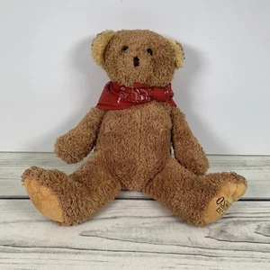 Vintage 90er Jahre Osh Kosh B'Gosh Teddybär Plüschtier mit Bandana - Bild 1 von 5