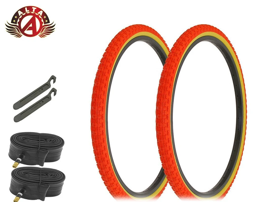 Juego de 6 piezas de neumáticos de rendimiento duradero para bicicleta AltaLine 24"x1,75" COMP III BMX KNOBBY Foto 1 de 1