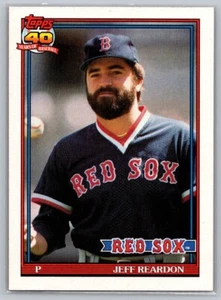 1991 Topps Jeff Reardon #605 - Bild 1 von 2