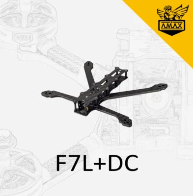 F7L+DC 7'' HD Carbon Frame  Extra Long Range FPV Freestyle RC Drone Quad AMAX - Bild 1 von 4