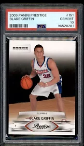 Panini Prestige Rookie RC 2009-10 Blake Griffin #151 Oklahoma/Los Ángeles PSA 10 - Imagen 1 de 2