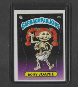 1985 Topps Garbage Pail Kids #29a Bony Joanie (Checklist back card variation) - Picture 1 of 2