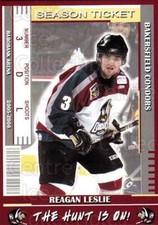 2005-06 Bakersfield Condors #6 Reagan Leslie