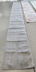 GREY 2'-3" X 22' Back Stain Rug, Reduced Price 1172724742 HIM610K-222 - Picture 1 of 4
