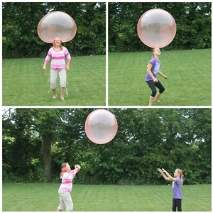 Big Inflatable Ball Children's Toy Elastic Ball Water Ball Bubble Ball Inflatabl - Picture 1 of 30