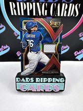 2023 Panini Select Baseball Diego Cartaya Select Swatches Prizm Los Angeles /49
