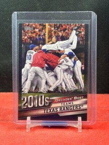 2020 Topps Series 1 Decades' Best Black Parallel #89 Texas Rangers 100/299 MLB