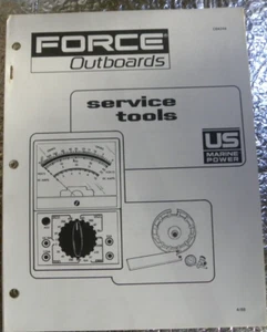 Factory Force Outboards Motor 4/88 Service tools Catalog 28 pages - Picture 1 of 4