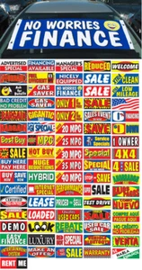 Windshield Banners | Bucko Banner | Car Dealership Flags | Windshield Sign - Picture 1 of 2