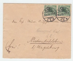 CHINA Cover 1899 Kiel Seemanshaus Deutsche Post nach Magdeburg Deutschland (c131) - Bild 1 von 3