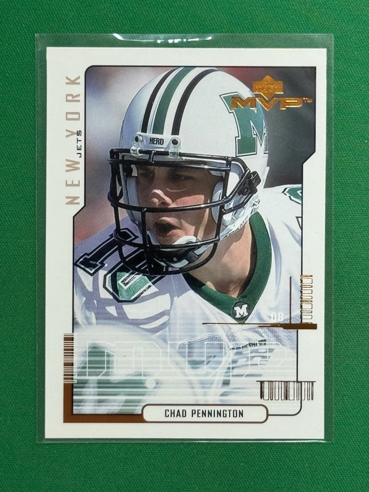 2000 Upper Deck MVP Football Chad Pennington #208 RC Rookie - Image 1 of 2