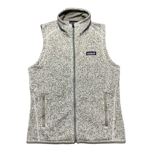 Patagonia Better Sweater Vest Womens S Gray Fleece Lined Mock Neck Hiking Zip Up - Picture 1 of 7