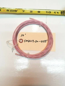 10 PIES 5M2619-20-2SJ PAR TRENZADO PTFE PLATEADO BLINDADO 20 CALIBRES ALAMBRE - Imagen 1 de 5