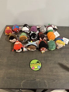 Disney Store Marvel Tsum Tsum Spider-Man 3.5" Plush Lot of 16 Gwen Rhino Venom + - Picture 1 of 10