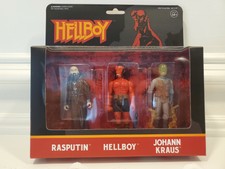 ReAction Hellboy Series 2 Rasputin, Hellboy & Johann Kraus 3-Pack BRAND NEW RARE