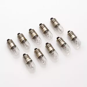 10 x 7V 2,1W 300mA 0,3A E10 10x28 / Birne Lampe / Lamp Bulb / Skalenlampen - Picture 1 of 2