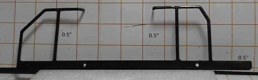 Railking Parts - 8952-20 Handrail, Metal - Black (NOS) - Image 1 of 2