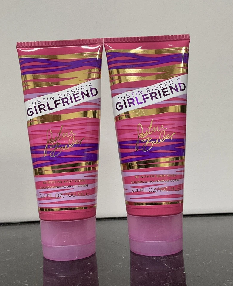 Лот из 2 - Justin Bieber's Girlfriend Be With Me мытье тела 3,4 жидк. oz. 100 мл - Изображение 1 из 2