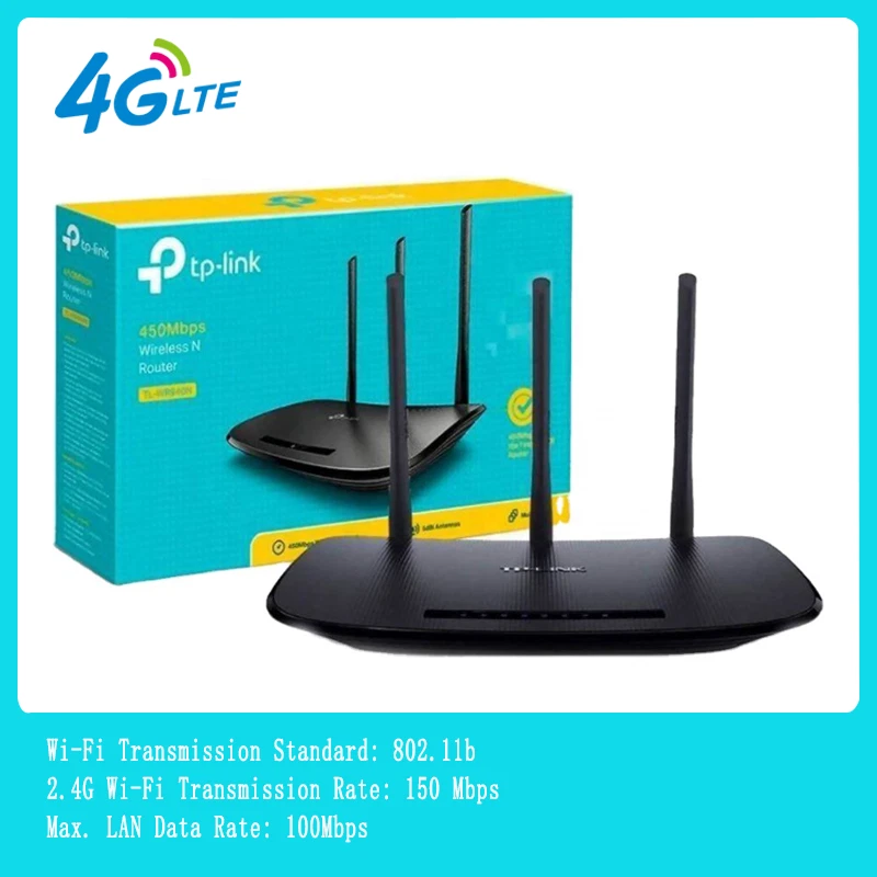 Wireless for Tp-link TL-WR940N WIFI Router Router & 5G Router Tp Link 450 Outdoo - Image 1 of 4