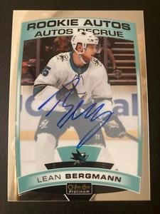 2019-20 O-Pee-Chee Platinum Rookie Autos RC Autograph R-LB Lean Bergmann - Bild 1 von 2