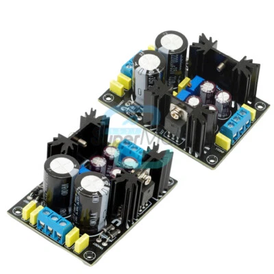 LM317/LM337 Adjustable Regulated Power Supply Board AC-DC 0-28V Kit Components - Bild 1 von 4