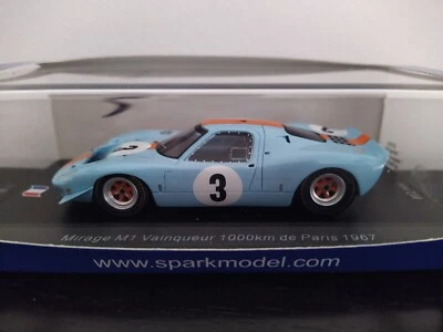 MIRAGE M1 WINNER 1000 KMS PARIS 1967 SPARK SF248 1/43 - Image 1 of 4