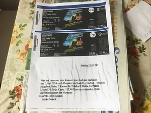 2 Karten für Andreas Gabalier in Dresden am 1.6.2024 im Rudolph Harbigstadion - Bild 1 von 2