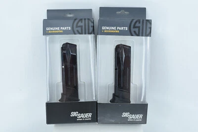 LOT 2x Factory Sig Sauer MAG-2022-9-10 SP2022 Pistol 9mm 10 Round Magazines Mags - Image 1 of 3