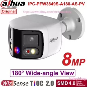 Dahua IPC-PFW3849S-A180-AS-PV 8MP Panoramic 2-Way Talk TiOC PoE SMD4.0 IP Camera - Picture 1 of 12