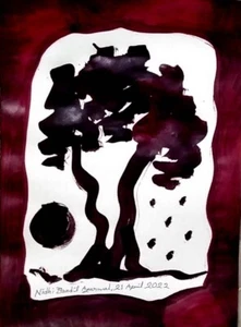 Original Painting Made & Signed By World Fame Artist Nidhi Bandil Agarwal Jaipur - Picture 1 of 2