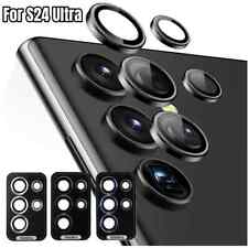 For Samsung Galaxy S24 Ultra Metal Glass Camera Lens Protector Rings Cap Cover