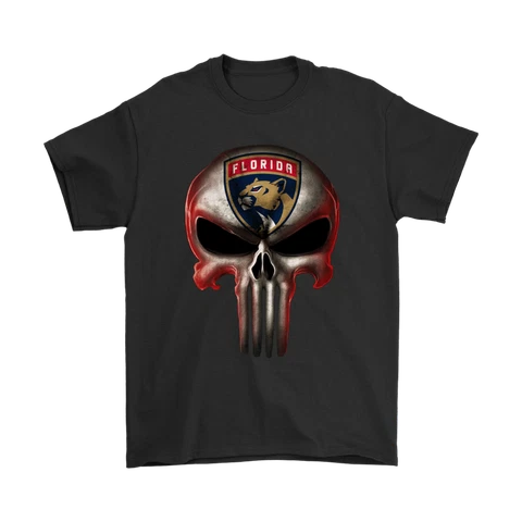 Florida Panthers The Punisher Mashup Ice Hockey Men Women T-shirt Cover