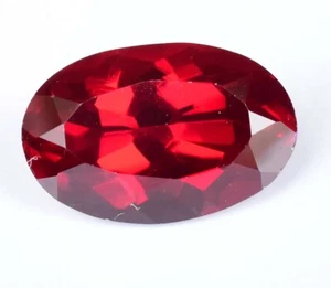 Natural Almandine Garnet 6.20 Ct Stunning AGL Certified Oval Cut Loose Gemstone - Picture 1 of 6