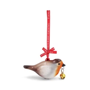 Rotkehlchen Porzellan Christbaumschmuck Stern Geschenkbox MADE BY TIPPERARY CRYSTAL - Bild 1 von 1
