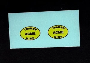 DINKY 448 CHEVROLET EL CAMINO PICKUP TRAILER TRANSFERS/DECALS - Picture 1 of 1