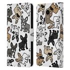 HEAD CASE DOG BREED PATTERNS LEATHER BOOK CASE & WALLPAPER FOR LG PHONES 1