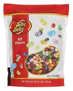 Jelly Belly Original Gourmet Beans 49 gusti 64 once 4 libbre senza grassi Kosher NUOVO - Foto 1 di 5