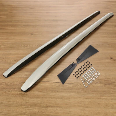 Pair Top Roof Rack Side Rails Luggage Cargo Carrier For 2016-2022 Honda Pilot - Image 1 of 4